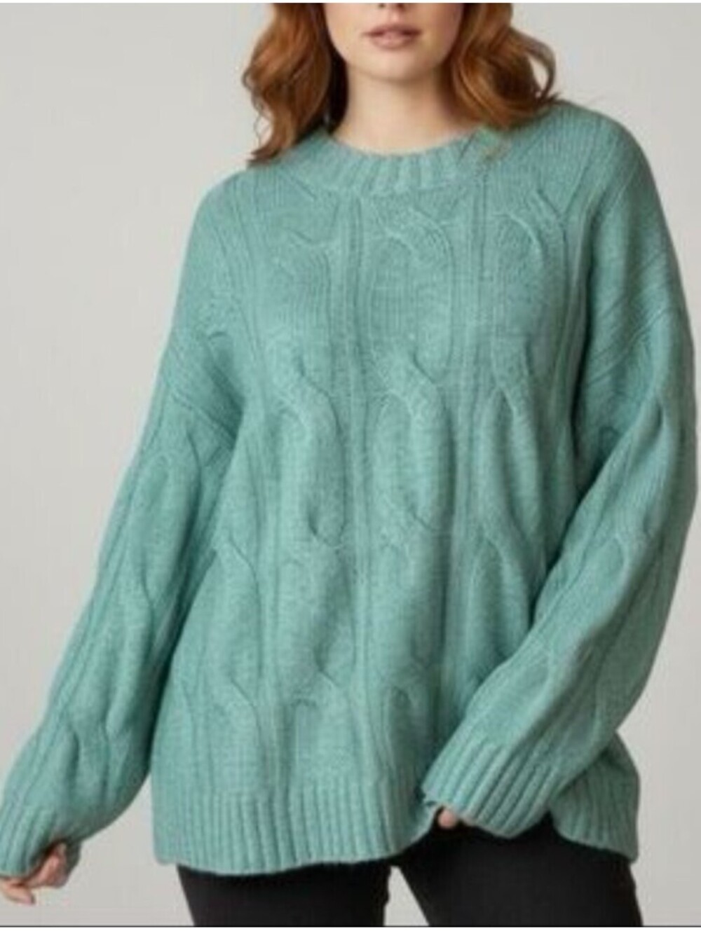 AMERICAN EAGLE sage green oversize sweater sz S